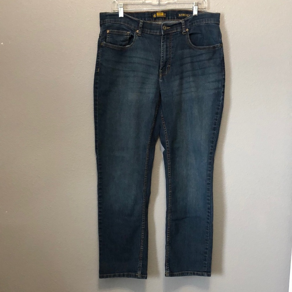 Rugby University Jeans Men's 36x30 Stretch Dark Blue … Gem